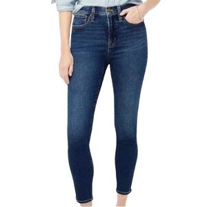 J.Crew Factory Dark Wash Curvy High Rise Skinny Jeans​